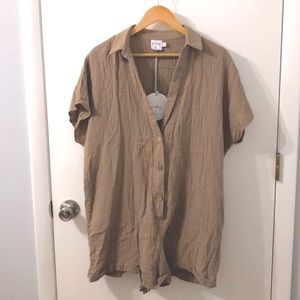 Princess Polly Taupe vixen playsuit